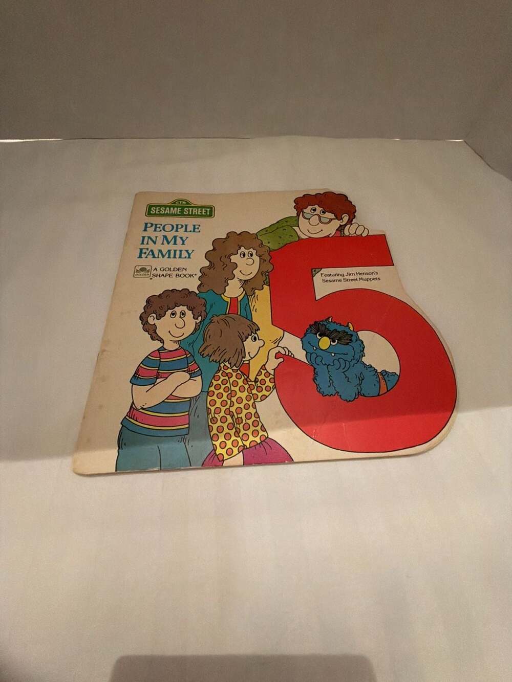Golden Books Sesame Street People In My Family Shape Book